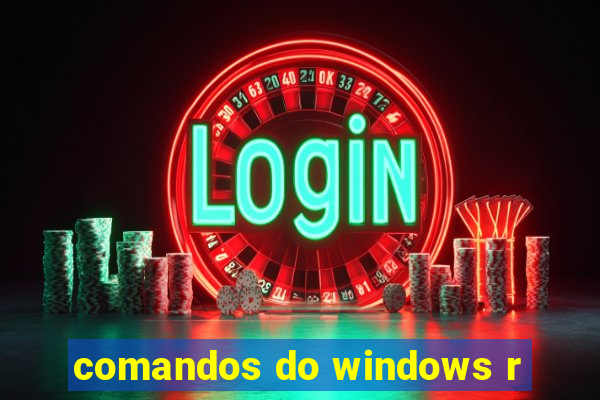 comandos do windows r